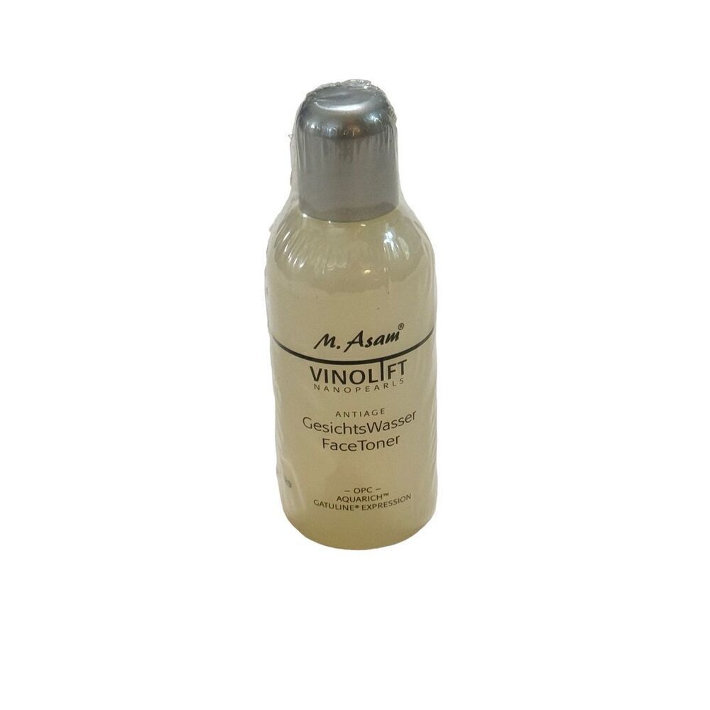M. Asom Vinilift Nanopearls Antiage Face Toner - NEW - 2.54 Fl oz